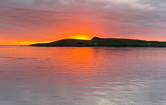 Promise of Renewal: Photo taken on Valentia Island in County Kerry, Ireland of the sunset looking out onto Beginish Island. Runner-up in Frame of Mind photography competition.