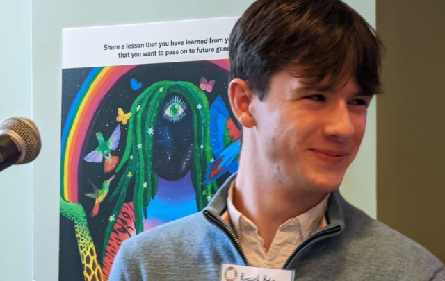 Photograph of Ruairi Holohan, who is a Youth Advocate with UNICEF