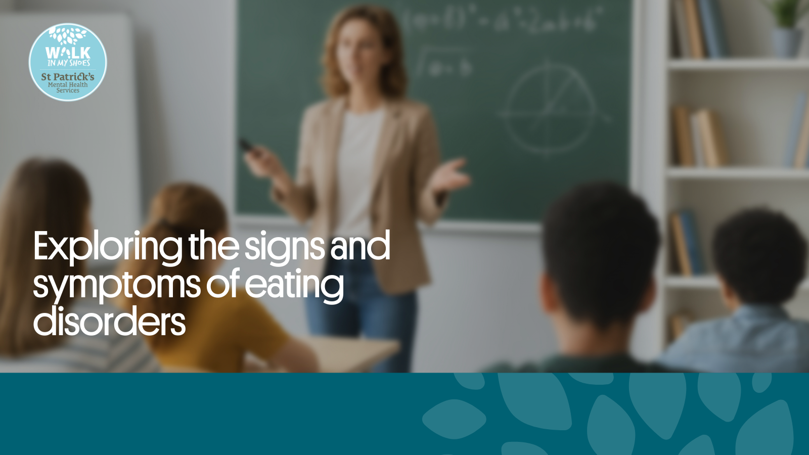 This is an image of a mixed classroom with students facing the teacher at the top of the room.